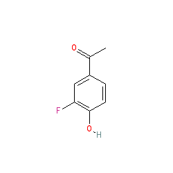 3'-Fluoro-4'-hydroxyacetophenone chemical structure (CAS 403-14-5)