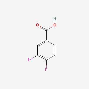 4-Fluoro-3-iodobenzoic acid chemical structure (CAS 403-18-9)