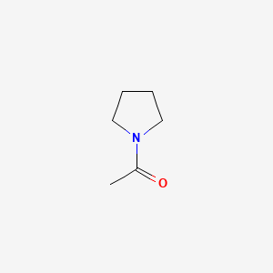 1-(Pyrrolidin-1-yl)ethanone chemical structure (CAS 4030-18-6)