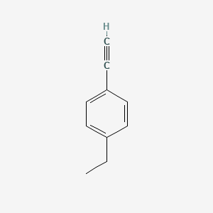 1-Ethyl-4-ethynylbenzene chemical structure (CAS 40307-11-7)