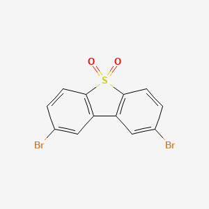 2,8-Dibromodibenzo[b,d]thiophene 5,5-dioxide chemical structure (CAS 40307-15-1)