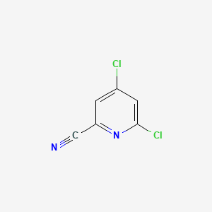 4,6-Dichloropicolinonitrile chemical structure (CAS 40314-71-4)