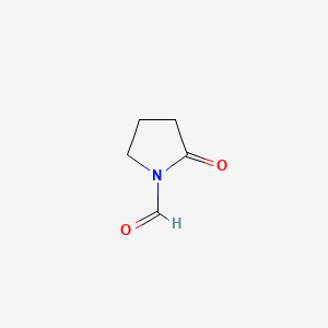2-Oxopyrrolidine-1-carbaldehyde chemical structure (CAS 40321-44-6)