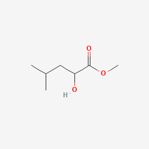 Methyl 2-hydroxy-4-methylpentanoate chemical structure (CAS 40348-72-9)