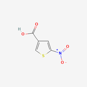 5-Nitrothiophene-3-carboxylic acid chemical structure (CAS 40357-96-8)