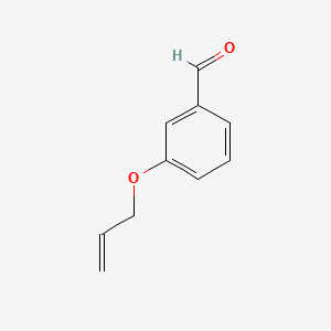 3-(Allyloxy)benzaldehyde chemical structure (CAS 40359-32-8)