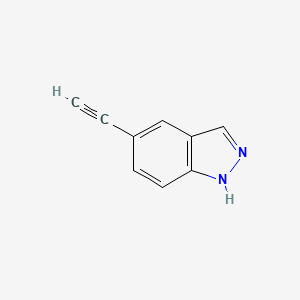 5-Ethynyl-1H-indazole chemical structure (CAS 403660-57-1)