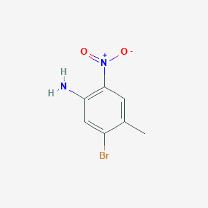 5-Bromo-4-methyl-2-nitroaniline chemical structure (CAS 40371-63-9)