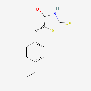 5-(4-Ethylbenzylidene)-2-thioxothiazolidin-4-one chemical structure (CAS 403811-55-2)