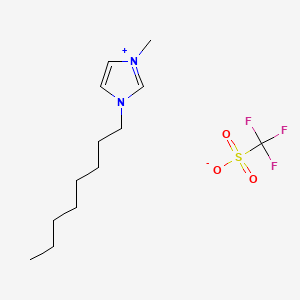 1-Methyl-3-n-octylimidazolium Trifluoromethanesulfonate chemical structure (CAS 403842-84-2)