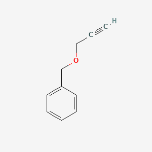 ((Prop-2-yn-1-yloxy)methyl)benzene chemical structure (CAS 4039-82-1)