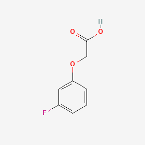 2-(3-Fluorophenoxy)acetic acid chemical structure (CAS 404-98-8)