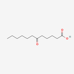 6-Oxododecanoic acid chemical structure (CAS 4042-04-0)