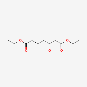 Diethyl 3-oxoheptanedioate chemical structure (CAS 40420-22-2)