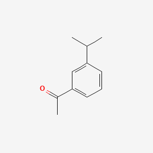 1-(3-Isopropylphenyl)ethanone chemical structure (CAS 40428-87-3)
