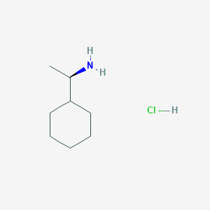 (R)-1-Cyclohexylethan-1-amine hydrochloride chemical structure (CAS 404336-48-7)