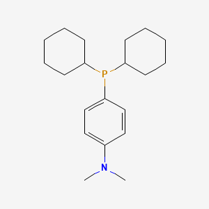 4-(Dicyclohexylphosphino)-N,N-dimethylaniline chemical structure (CAS 40438-64-0)
