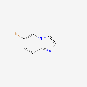 6-Bromo-2-methylimidazo[1,2-a]pyridine chemical structure (CAS 4044-99-9)