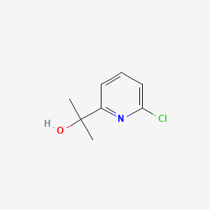 2-(6-Chloropyridin-2-yl)propan-2-ol chemical structure (CAS 40472-97-7)