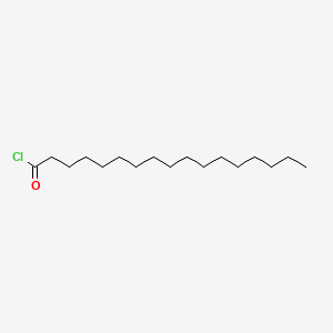 Heptadecanoyl chloride chemical structure (CAS 40480-10-2)