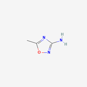 5-Methyl-1,2,4-oxadiazol-3-amine chemical structure (CAS 40483-47-4)