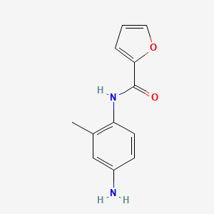 N-(4-Amino-2-methylphenyl)furan-2-carboxamide chemical structure (CAS 404832-64-0)