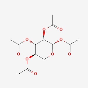 (2S,3R,4S,5R)-Tetrahydro-2H-pyran-2,3,4,5-tetrayl tetraacetate chemical structure (CAS 4049-33-6)