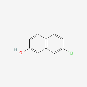 7-Chloronaphthalen-2-ol chemical structure (CAS 40492-93-1)