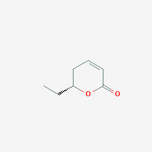 (R)-6-Ethyl-5,6-dihydro-2H-pyran-2-one chemical structure (CAS 404958-09-4)