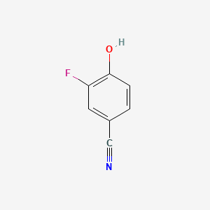 3-Fluoro-4-hydroxybenzonitrile chemical structure (CAS 405-04-9)