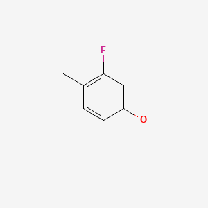 2-Fluoro-4-methoxy-1-methylbenzene chemical structure (CAS 405-06-1)