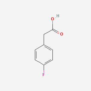 2-(4-Fluorophenyl)acetic acid chemical structure (CAS 405-50-5)