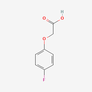 4-Fluorophenoxyacetic Acid chemical structure (CAS 405-79-8)