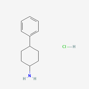 4-Phenylcyclohexan-1-amine hydrochloride chemical structure (CAS 40504-25-4)