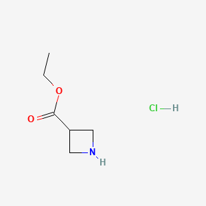 Ethyl azetidine-3-carboxylate hydrochloride chemical structure (CAS 405090-31-5)