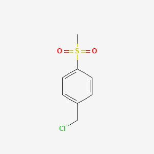 1-(Chloromethyl)-4-(methylsulfonyl)benzene chemical structure (CAS 40517-43-9)
