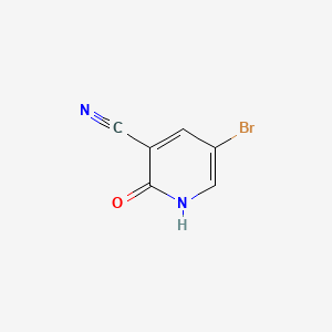 5-Bromo-2-oxo-1,2-dihydropyridine-3-carbonitrile chemical structure (CAS 405224-22-8)
