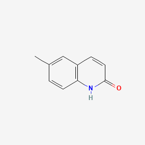 6-Methylquinolin-2(1H)-one chemical structure (CAS 4053-34-3)