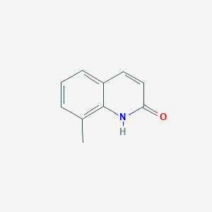 8-Methyl-2(1H)-quinolinone chemical structure (CAS 4053-36-5)