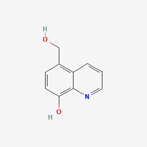 5-(Hydroxymethyl)quinolin-8-ol chemical structure (CAS 4053-44-5)