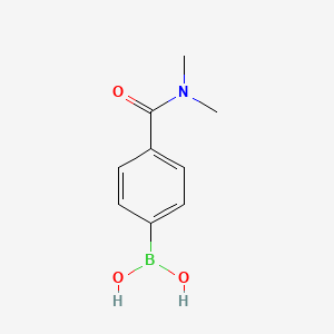 (4-(Dimethylcarbamoyl)phenyl)boronic acid chemical structure (CAS 405520-68-5)