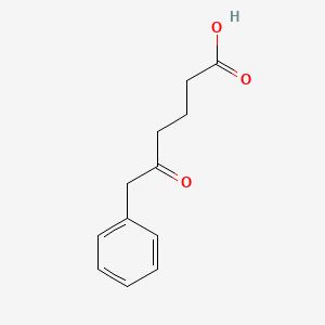 5-Oxo-6-phenylhexanoic acid chemical structure (CAS 40564-60-1)