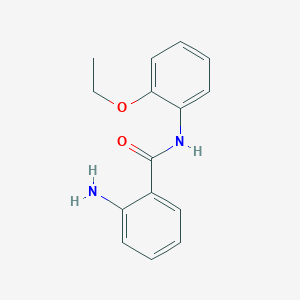 2-Amino-N-(2-ethoxyphenyl)benzamide chemical structure (CAS 405903-51-7)