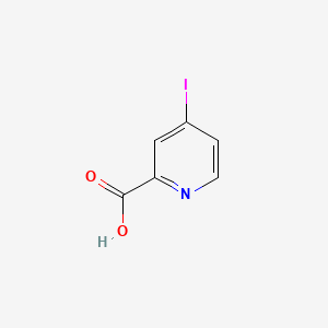 4-Iodopicolinic acid chemical structure (CAS 405939-79-9)