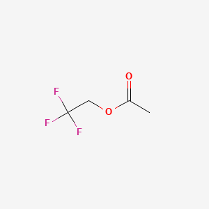 2,2,2-Trifluoroethyl acetate chemical structure (CAS 406-95-1)