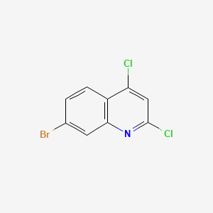 7-Bromo-2,4-dichloroquinoline chemical structure (CAS 406205-10-5)