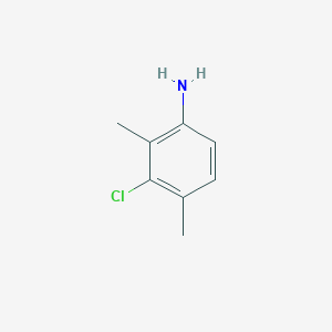 3-Chloro-2,4-dimethylaniline chemical structure (CAS 40625-24-9)