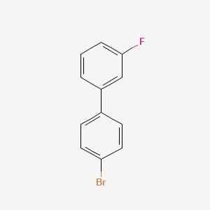 4'-Bromo-3-fluoro-1,1'-biphenyl chemical structure (CAS 40641-65-4)