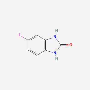 5-Iodo-1,3-dihydro-2H-benzo[d]imidazol-2-one chemical structure (CAS 40644-14-2)