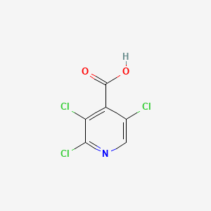 2,3,5-Trichloroisonicotinic acid chemical structure (CAS 406676-18-4)